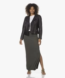 Japantky Ryoko Modal Rib Jersey Maxi Rok - Groen -JAMES PERSE WINKEL 220622 08daf981 6ee2 4361 a57a 2089c10173f0