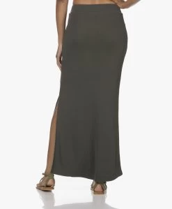 Japantky Ryoko Modal Rib Jersey Maxi Rok - Groen -JAMES PERSE WINKEL 220622 c1d1f4af 6943 4e18 9529 66cc3e7c40f3