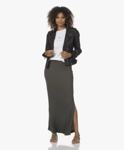 Japantky Ryoko Modal Rib Jersey Maxi Rok - Groen -JAMES PERSE WINKEL 220622 d071bde9 1da4 4c98 8fe1 504bd14b5b07