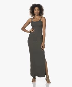 Japantky Ryoko Modal Rib Jersey Maxi Rok - Groen -JAMES PERSE WINKEL 220622 ddad308a 80eb 443b 8b3f 2c52ad9fd872