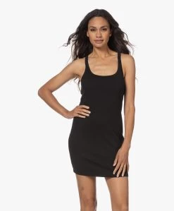 Skin Inola Pima Katoenen Stretch Mini Jurk - Zwart -JAMES PERSE WINKEL 220727 28f1c12d 17fb 4534 8aba 7a9a58f5a2c4