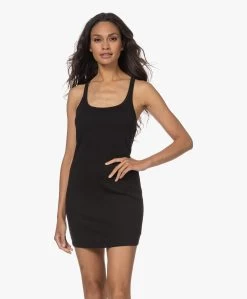 Skin Inola Pima Katoenen Stretch Mini Jurk - Zwart -JAMES PERSE WINKEL 220727 8b485804 e0b7 48fb a91f 27468140ace2