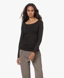 Majestic Filatures Soft Touch Jersey Longsleeve - Antraciet Mêlee -JAMES PERSE WINKEL 220804 2a26f5a1 3043 49d1 b6ca 17e413a1e5cb