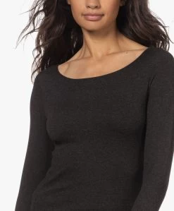 Majestic Filatures Soft Touch Jersey Longsleeve - Antraciet Mêlee -JAMES PERSE WINKEL 220804 6dfe42d0 1e40 4e78 b196 d7baae3d64aa