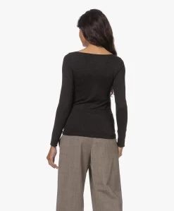 Majestic Filatures Soft Touch Jersey Longsleeve - Antraciet Mêlee -JAMES PERSE WINKEL 220804 746333bd 2b27 4e81 a2cd 1633015c21de