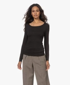 Majestic Filatures Soft Touch Jersey Longsleeve - Antraciet Mêlee -JAMES PERSE WINKEL 220804 c4b3a6a9 2e75 4c08 970c b6d5140b6cba