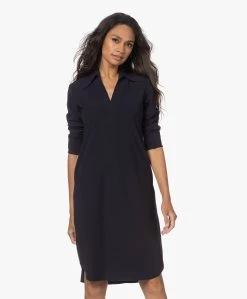 Lasalle Travel Jersey Knielange Tuniekjurk - Navy -JAMES PERSE WINKEL 220804 cbdb8310 8430 4438 a669 2a86cffac623