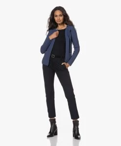 Majestic Filatures Adele T-Shirt Met Driekwart Mouwen - Marine -JAMES PERSE WINKEL 220804 fb1b35e3 53a8 4eae 9349 06209d3bced4