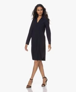 Lasalle Travel Jersey Knielange Tuniekjurk - Navy -JAMES PERSE WINKEL 220804 fbc91062 c2c1 4979 8287 1af8e0b7fb3a