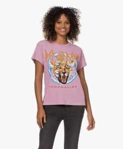 Daydreamer Def Leppard Adrenalize Tour T-Shirt - Lotus Flower