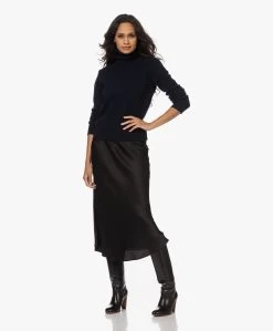 Resort Finest Frivo Satijnen Midi Rok - Zwart -JAMES PERSE WINKEL 220908 4f1c68ee ecfc 4acd b56e f39ad8dd074b