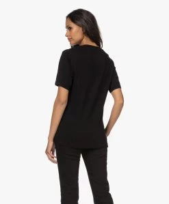 Iro Flory Katoen-Modal Korte Mouwen T-Shirt - Zwart -JAMES PERSE WINKEL 220919 7cba19fd 556a 45fb 835d 30b073af14d5