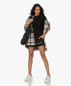 Iro Flory Katoen-Modal Korte Mouwen T-Shirt - Zwart -JAMES PERSE WINKEL 220920 4279ac11 a7ef 4564 8b9c 64674c427e00