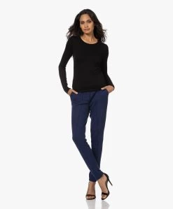 Majestic Filatures Ally Longsleeve Met Ronde Hals - Zwart -JAMES PERSE WINKEL 220920 7211e27d 3aef 41d7 9638 77f9e4ed6b65