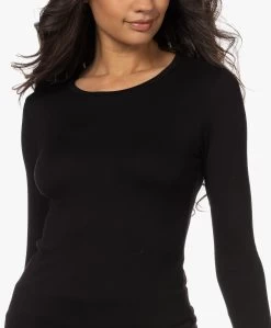 Majestic Filatures Ally Longsleeve Met Ronde Hals - Zwart -JAMES PERSE WINKEL 220920 c377acf9 0205 4471 b4a4 a67d84c40e1b