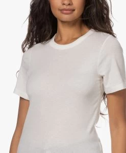 Resort Finest Katoen-Cashmere R-Hals T-Shirt - Ecru -JAMES PERSE WINKEL 221013 dc70a85b 34b3 47de 8059 8e195bb1999a