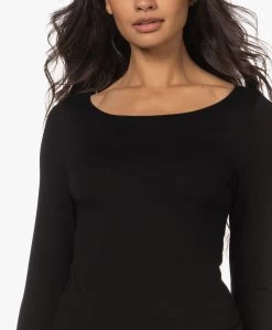 Majestic Filatures Soft Touch Jersey Longsleeve - Zwart -JAMES PERSE WINKEL 221107 09ec2440 5cf0 4b67 b323 223f2ee7ce5f