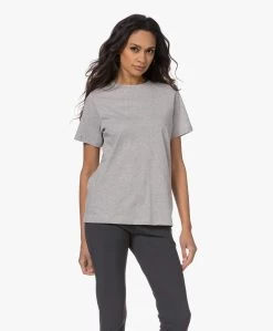 Resort Finest Katoen-Cashmere Relaxed T-Shirt - Grijs -JAMES PERSE WINKEL 221116 08078567 0d82 4e2a 809f 891c3878ec31