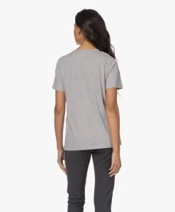 Resort Finest Katoen-Cashmere Relaxed T-Shirt - Grijs -JAMES PERSE WINKEL 221116 c01e39f9 6e26 4143 a32c b1d37ac05699