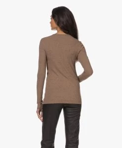 By Malene Birger Nimas Viscose Rib Longsleeve - Clay -JAMES PERSE WINKEL 221117 22cd947d 72aa 42dc 9ca4 2ab2f848e0d1