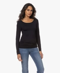 Majestic Filatures Soft Touch Jersey Longsleeve - Marine -JAMES PERSE WINKEL 221121 aa2d3055 b9cc 432d bdf9 e782d0bc675d