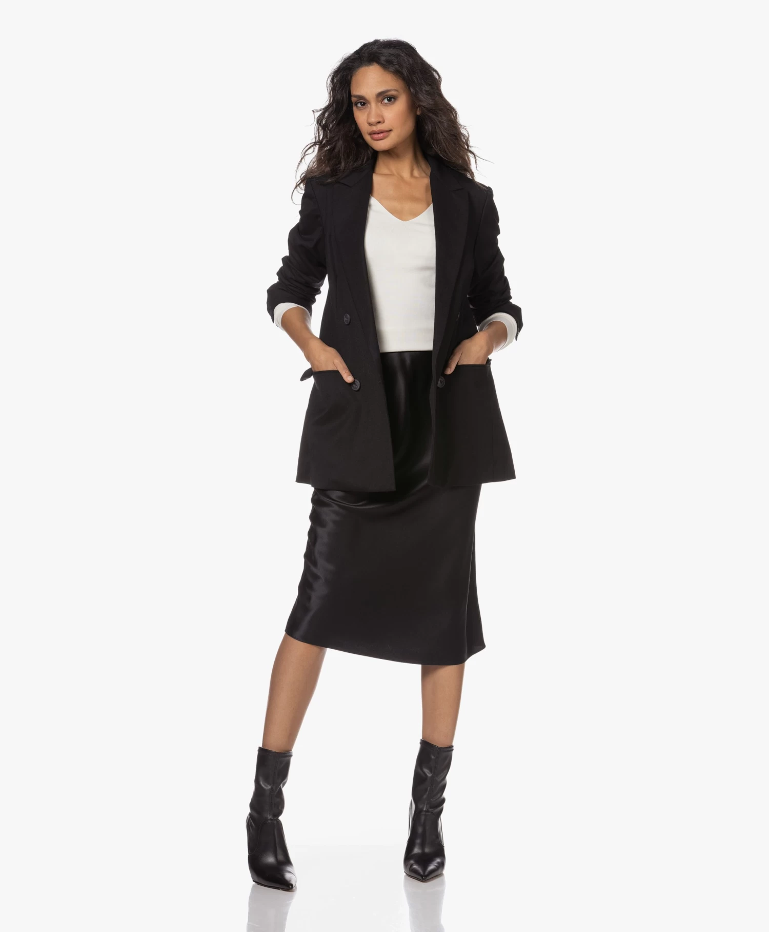 Joseph Isaak Zijden Satijnen Rok - Zwart 13 Joseph Isaak Zijden Satijnen Rok - Zwart - Afbeelding 11