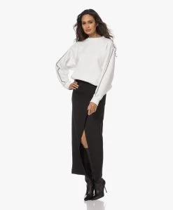 Róhe Robyn Wollen Maxi Overslagrok - Zwart -JAMES PERSE WINKEL 221205 06bed9c1 7448 4ff1 bf9c 38fd0c6b791f