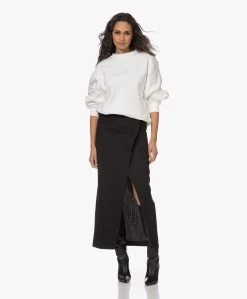 Róhe Robyn Wollen Maxi Overslagrok - Zwart -JAMES PERSE WINKEL 221205 3a084c78 4ca5 4213 8e74 0d612832c34a