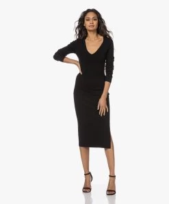 Joseph Zijdemix Rib Jersey Kokerrok - Zwart -JAMES PERSE WINKEL 221206 2de27412 4dd9 4ff3 9cb0 2d4b4eaad9c0