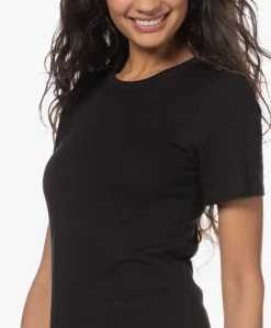 Resort Finest Katoen-Cashmere R-Hals T-Shirt - Zwart -JAMES PERSE WINKEL 221206 7a753246 ff4c 4336 9f61 6b846664e8cd