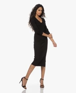 Joseph Zijdemix Rib Jersey Kokerrok - Zwart -JAMES PERSE WINKEL 221206 cd05d4d1 d848 485f 8e58 c5c116aedd6b
