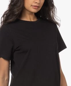 Resort Finest Katoen-Cashmere Relaxed T-Shirt - Zwart -JAMES PERSE WINKEL 221207 053c2f2f 9c9e 4d64 b4b7 e77f530e3f11