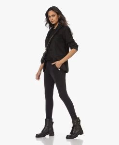 Resort Finest Katoen-Cashmere Relaxed T-Shirt - Zwart -JAMES PERSE WINKEL 221207 b533e7ae b8a1 412f a1e9 22757d2e5c25