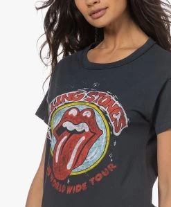 Daydreamer Rolling Stones '78 Reverse Gf T-Shirt - Vintage Black -JAMES PERSE WINKEL 221213 343399e6 1eb4 4597 9d21 d772869d1d0d