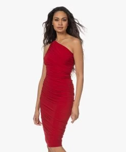 Norma Kamali Diana Tech Jersey One Shoulder Jurk - Rood -JAMES PERSE WINKEL 221220 144eab8d cbad 45d6 adb7 943a3935ade9