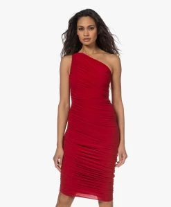 Norma Kamali Diana Tech Jersey One Shoulder Jurk - Rood -JAMES PERSE WINKEL 221220 2949a66b dc99 4ec3 a4e9 7d3fe0f896d9