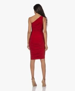 Norma Kamali Diana Tech Jersey One Shoulder Jurk - Rood -JAMES PERSE WINKEL 221220 56071388 ea43 4f14 891b d2ea64239ab6
