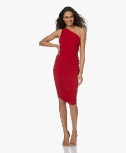 Norma Kamali Diana Tech Jersey One Shoulder Jurk - Rood -JAMES PERSE WINKEL 221220 5d062fbf 0af2 4893 89b1 77ccad3edefb