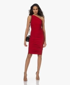 Norma Kamali Diana Tech Jersey One Shoulder Jurk - Rood -JAMES PERSE WINKEL 221220 7a32886d 12cf 405d 8206 e6abaad75f2f