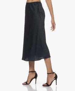 Resort Finest Frivo Satijnen Midi Rok - Navy -JAMES PERSE WINKEL 221220 8e1e1caa 6adb 422a 9d84 51192203c715