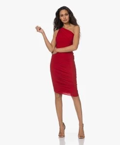 Norma Kamali Diana Tech Jersey One Shoulder Jurk - Rood -JAMES PERSE WINKEL 221220 a6ccdc80 26c8 4dac 8326 24c99b1337f4