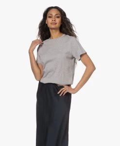 Resort Finest Katoen-Cashmere Relaxed T-Shirt - Grijs -JAMES PERSE WINKEL 221220 c9817c33 68aa 41ab a4cf 4a6e4c133447