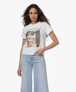 Re/Done Classic Not Yours Print T-Shirt - Optic White -JAMES PERSE WINKEL 230103 ee1a1957 d0b3 4643 ac88 f8cc1777816d