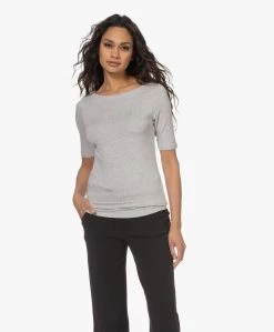 Majestic Filatures Soft Touch Boothals T-Shirt - Lichtgrijs Mêlee -JAMES PERSE WINKEL 230111 57c34b16 24a6 441a a258 e0bfa805bb0d