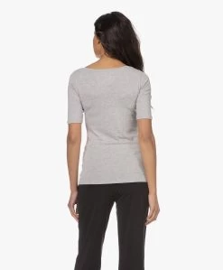 Majestic Filatures Soft Touch Boothals T-Shirt - Lichtgrijs Mêlee -JAMES PERSE WINKEL 230111 6b3da293 6cca 4997 b9e8 fd4171413fbb