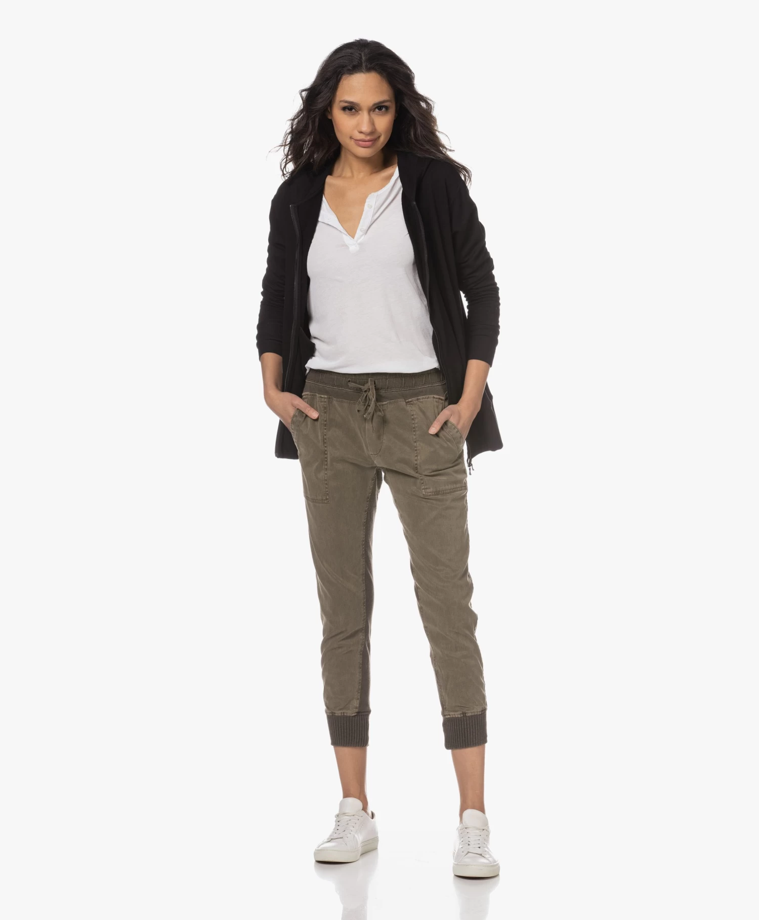 James Perse Katoenen Henley Longsleeve - Wit 15 James Perse Katoenen Henley Longsleeve - Wit - Afbeelding 13