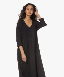 Japantky Iwao Travel Jersey Maxi A-Lijn Jurk - Diepzwart -JAMES PERSE WINKEL 230119 190204de c984 4dfa adfb 6d3a05c0a2db