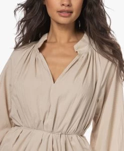 Xírena Arabella Lichtgewicht Poplin Midi Jurk - Parchment -JAMES PERSE WINKEL 230119 50860697 7f81 41f0 89d6 2e5361e5e444