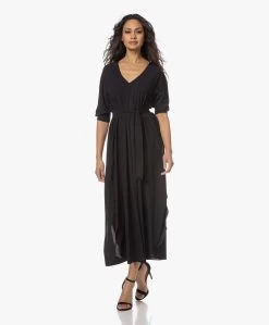 Japantky Iwao Travel Jersey Maxi A-Lijn Jurk - Diepzwart -JAMES PERSE WINKEL 230119 5b3a7f15 aa64 4b0b 9aaa 0a2e66a483da