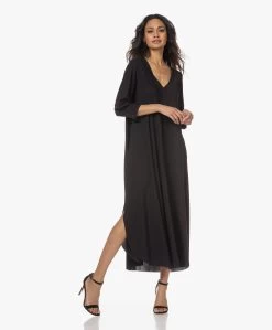 Japantky Iwao Travel Jersey Maxi A-Lijn Jurk - Diepzwart -JAMES PERSE WINKEL 230119 649fae2b 8d44 4137 b5bd 2655f5d91f54